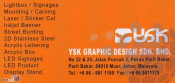 YSK GRAPHIC DESIGN SDN BHD